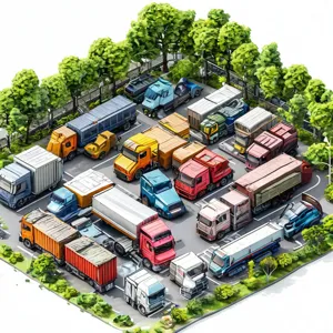 База компаний с грузовым автопарком