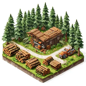 База компаний лесозаготовителей