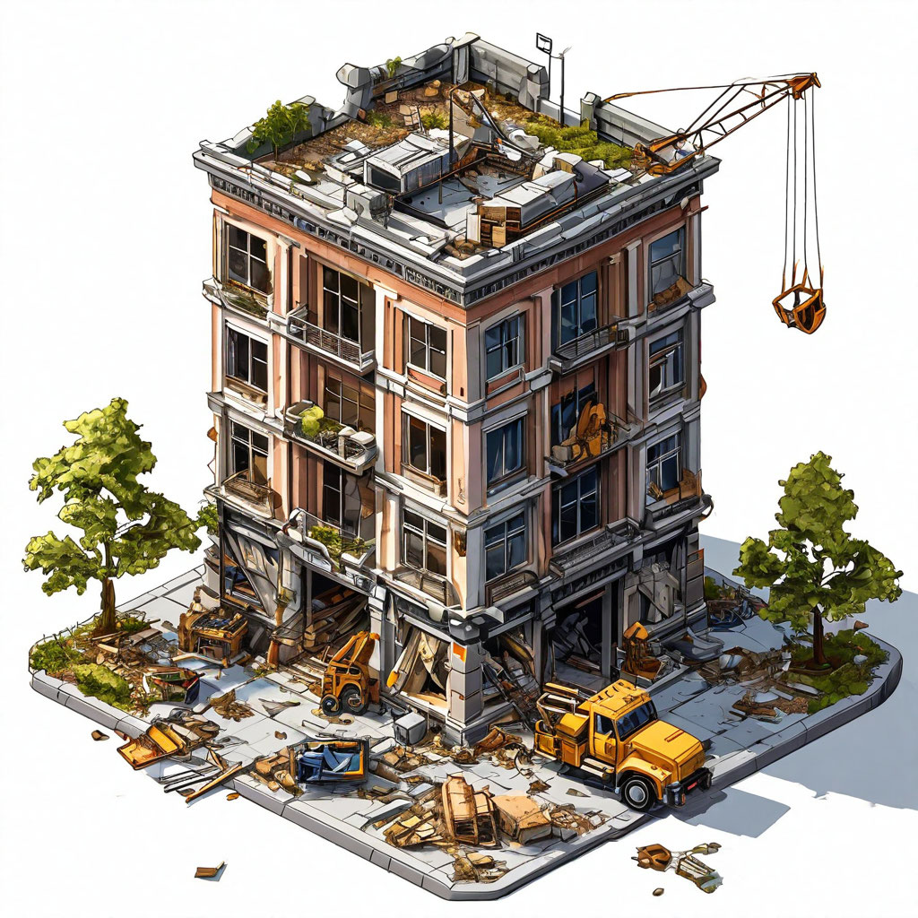 База компаний по демонтажу зданий