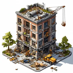 База компаний по демонтажу зданий