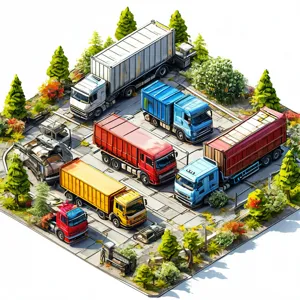 База компаний с грузовым автопарком