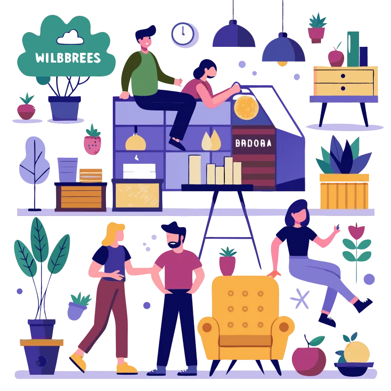 База продавцов WILDBERRIES в категории "Мебель"