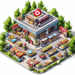 База товаров сети продуктов питания Пятёрочка