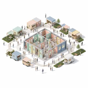 Участники выставки Openvillage